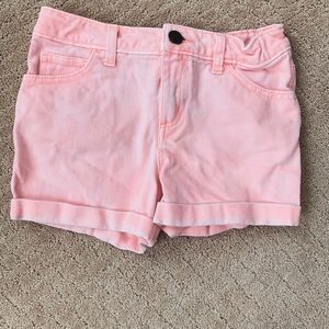 pink shorts